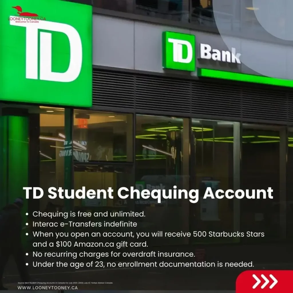 TDBank Student Chequing Account