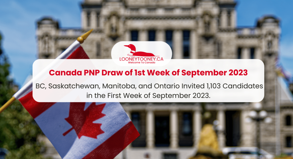 Canada PNP Draw: BC, Saskatchewan, Manitoba, & Ontario Draws