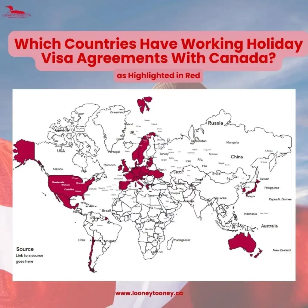Countries with Working Holiday Visa Agreements