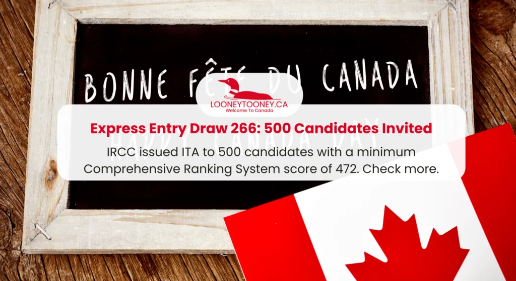 Express Entry Draw 266: 500 Invited in French Language Category