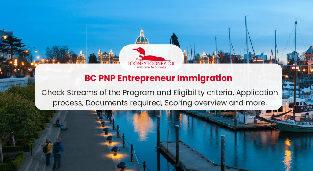 BC PNP Entrepreneur Immigration