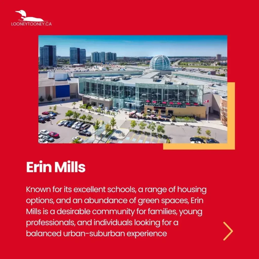 Best Neighborhoods in Mississauga - Erin Mills