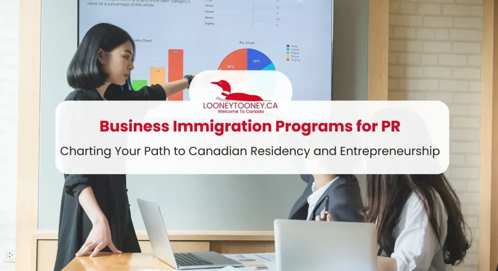 Business Immigration Programs for PR in Canada