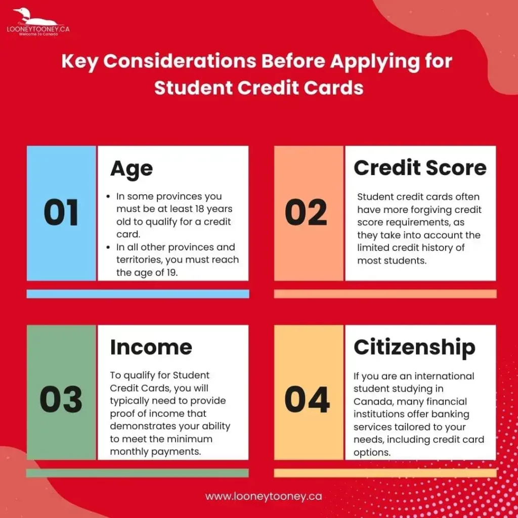 Key Considerations Before Applying for Student Credit Cards