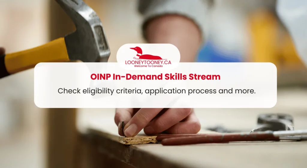 OINP In-Demand Skills Stream