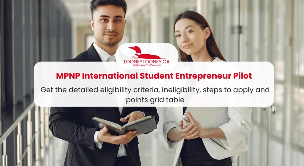 MPNP International Student Entrepreneur Pilot